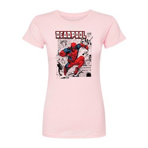 Women's - Marvel - Deadpool Comic Fitted Graphic T-Shirt - 1 of 1