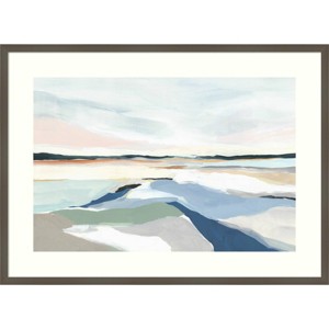 37" x 27" Seaside Day I by Isabelle Z Framed Wall Art Print Gray - Amanti Art - 1 of 4