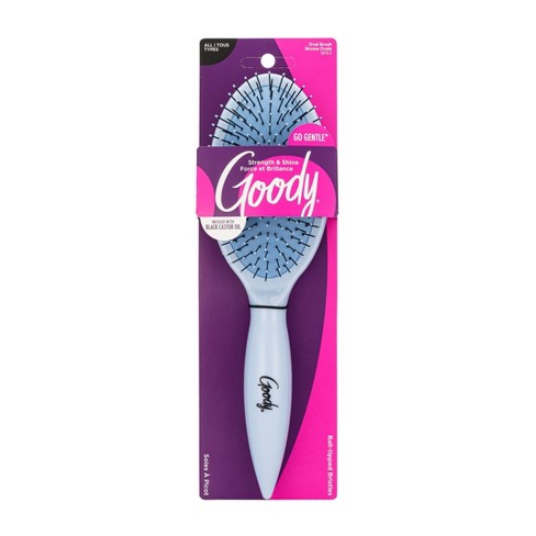 logik lomme halstørklæde Goody Go Gentle Strength Infusion Oval Hair Brush - Blue : Target