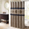 Gracie Mills Kurtis Medallion Jacquard Embroidered Shower Curtain - 3 of 4
