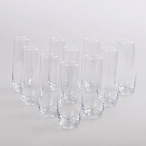 10ct Stemless Champagne Flutes - Bullseye's Playground™ - image 1 of 3