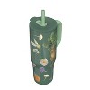 Zak Designs 30oz Stainless Steel Vacuum Sutton Slim Straw Tumbler with Handle - 3 of 4