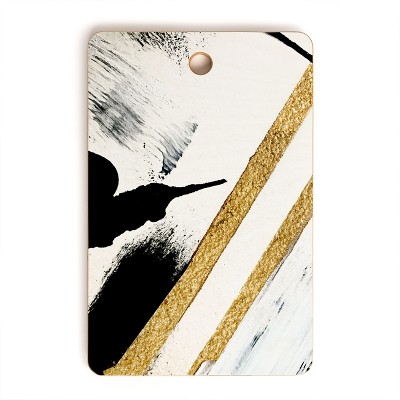 Alyssa Hamilton Art Armor 8 A Minimal Abstract Pie Rectangular Cutting Board - Deny Designs