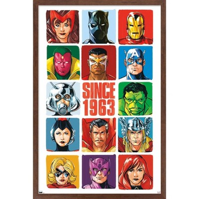 Trends International Marvel Avengers: Beyond Earth's Mightiest - Grid Framed Wall Poster Prints