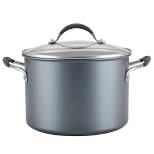 Circulon A1 Series with ScratchDefense Technology 8qt Nonstick Induction Wide Stockpot with Lid Graphite