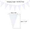 Unique Bargains Party Decoration Festive Wedding Birthday Pennant Flags Banner 50 Feet - 2 of 4