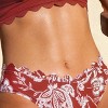 Women's Alluring Paisley Print Scalloped Mid-Rise Bikini Bottoms - Cupshe - 3 of 4