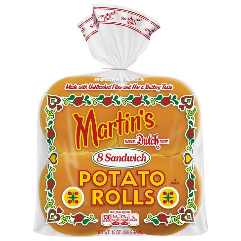 Martin's Potato Sandwich Rolls - 15oz/8ct - image 1 of 4