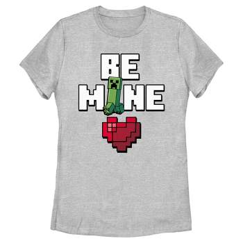 Women's Minecraft Be Mine Creeper T-Shirt
