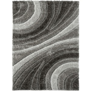 Luxe Weavers Modern Shag Geometric Indoor Area Rug - 1 of 4