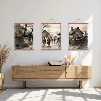 Floral Canvas Wall Art with Strong Artistic and Visual Aesthetics,3 - Pieces