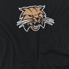 Women's Ohio University Distressed Primary Crop Top T-Shirt, Black, Large - 2 of 4