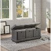 NicBex Modern 44" Storage Bench Wood Accent Stools with Flip Top Seat for Bedroom and Entryway - 2 of 4