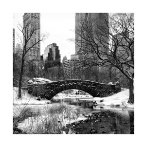 Trademark Fine Art - Philippe Hugonnard 'Gapstow Bridge Central Park' Matted Framed Art - 1 of 4