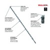 Bosch 0.75 Inches x 8 Inches SDS-Plus Bulldog Rotary Hammer Bit with Centric Tip, 2 Cutter Head, Wear Mark, and Optimized Flute Design - 2 of 4