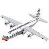 Lockheed L-100-30 Commercial Aircraft "Safair" White with Blue and Orange Stripes 1/400 Diecast Model Airplane by GeminiJets - 2 of 3