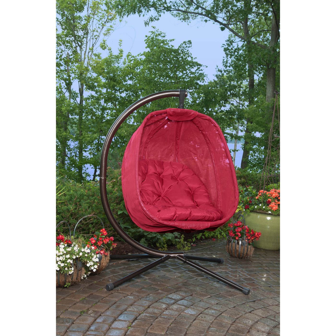 Hanging Egg Chair with Stand - FlowerHouse - image 2 of 2