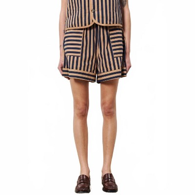 Women's Pepina Wide Striped Short - FRNCH
