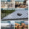 Round Chimney Cap, Cone Top Chimney Cap, Stainless Steel Fireplace Exhaust Cap, Outside Roof Rain Cap, Exterior Stove Pipe Cap for Vent - 4 of 4
