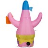 Gemmy Airblown Inflatable Patrick in Pirate Costume holding Trick Sack Nick, 3.5 ft Tall, Multi - 4 of 4