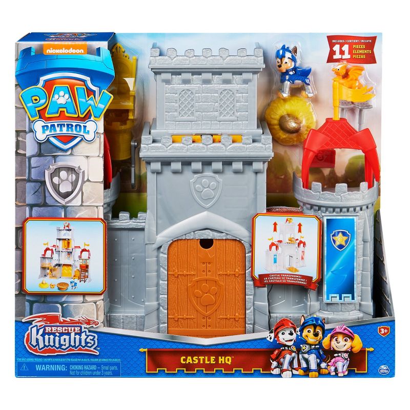 PAW Patrol: Rescue Knights Castle HQ Playset with Chase and Mini Dragon Draco Action Figures, 3 of 13