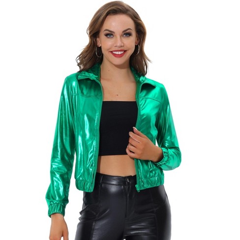 Green holographic jacket hotsell