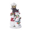 Transpac Resin 10.25 in. Multicolor Christmas Caroling Snowman Figurine - 3 of 4