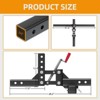 Manual Implement Lift 1-Point Lift System 50 Inches Width Fits for ATV/UTV 2 Inch Receiver Quick Attach Accessories Tractors - 2 of 4