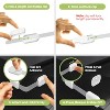 Baby Locks (8-Pack) Child Safety Cabinet Proofing 3M Adhesive Cabinet Drawer Door Latches - 3 of 4