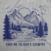 Mens Funny T Shirts Take Me to Gods Country Sarcastic Nature Graphic Novelty Tee for Men - Crazy Dog Men's T Shirt For Campers - 2 of 4