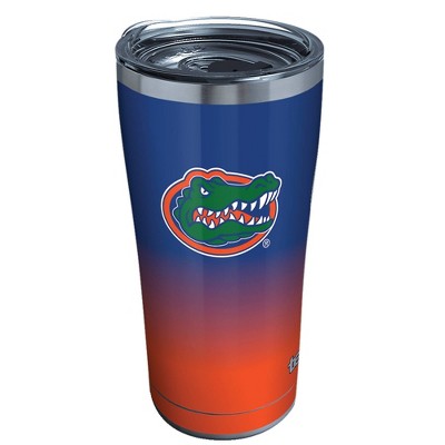 NCAA Florida Gators 20oz Ombre Stainless Steel Tumbler with Lid