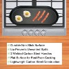 Brentwood Carbon Steel Nonstick Comal Griddle for Double Burner, 18 In. x 8.5 In. in Black - image 4 of 4