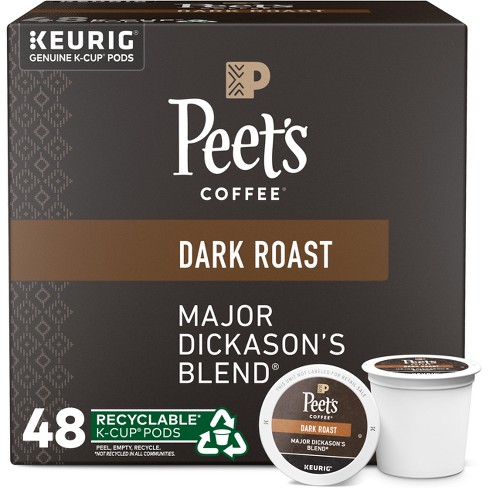 Peet's Major Dickason Dark Roast Coffee Keurig K-Cup Pods - image 1 of 4