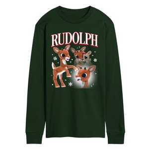 Men's - Rudolph - Rudolph Bootleg Long Sleeve Graphic T-Shirt - 1 of 2