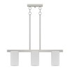 Livex Lighting Astoria 3 - Light Chandelier in  Brushed Nickel - 4 of 4