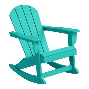 WestinTrends  Outdoor Patio Porch Rocking Adirondack Chair - 1 of 4
