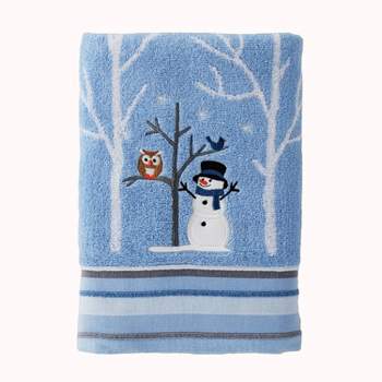 Winter Friends Bath Towel Blue - SKL Home