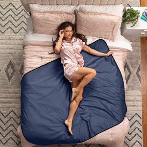 Avana Waterproof Throw Blanket | Protector for People and Pets | Leak Proof Moisture Barrier - Micro-Velvet - 1 of 4