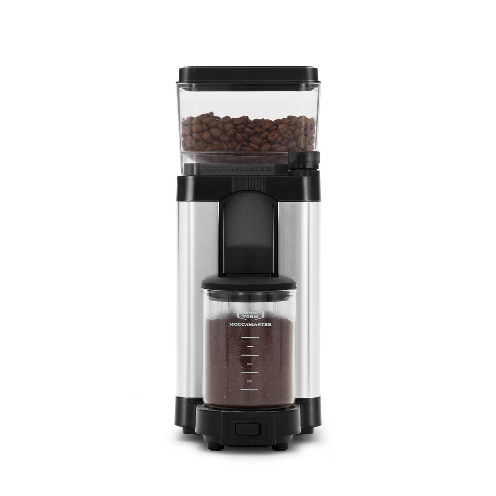 Technivorm Moccamaster 8.8oz KM5 Burr Electric Coffee Grinder Polished Silver