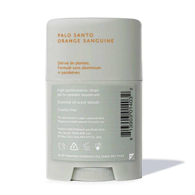 Taos AER Next Level Deodorant Palo Santo Blood Orange - 0.7oz, 2 of 12