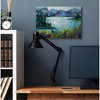 Stupell Industries Mountains and Lake Pine Painting Canvas Art, 30" x 24" - 3 of 4