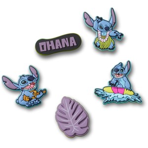 Crocs Jibbitz Disney Lilo and Stitch Tropical Character Shoe Charms 5pk - 1 of 4