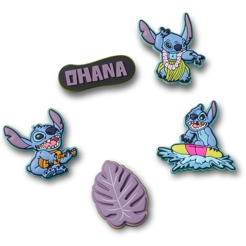 Crocs Jibbitz Kids Disney Lilo and Stitch Tropical Character Shoe Charms 5pk - image 1 of 4