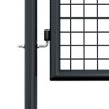 VidaXL Mesh Garden Gate Galvanised Steel 39.4 inches x68.9 inches  Gray - 4 of 4