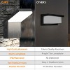 DOMETOUR Outdoor Wall Light Path Light, LED Exterior Lights Wall Mount Lamp for Patio Garden Garage Fence Yard - 3 of 4