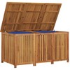 vidaXL Patio Storage Box 59.1"x31.5"x29.5" Solid Wood Acacia - 2 of 4