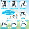 7-in-1 Foldable Baby Tricycle - Adjustable Parent Handle & Canopy - Safety Harness & Guardrail - Trike/Balance Bike for 1-6 Year Olds - 2 of 4