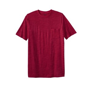 KingSize Shrink-Less Lightweight Longer-Length Crewneck Pocket T-Shirt - 1 of 4