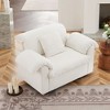 NicBex 48.4 Inch Velvet Storage Deep Seat Single Sofa Chair with Fluffy Armrest Backrest for Living Room,Small Space,Office,Apartment - 2 of 4