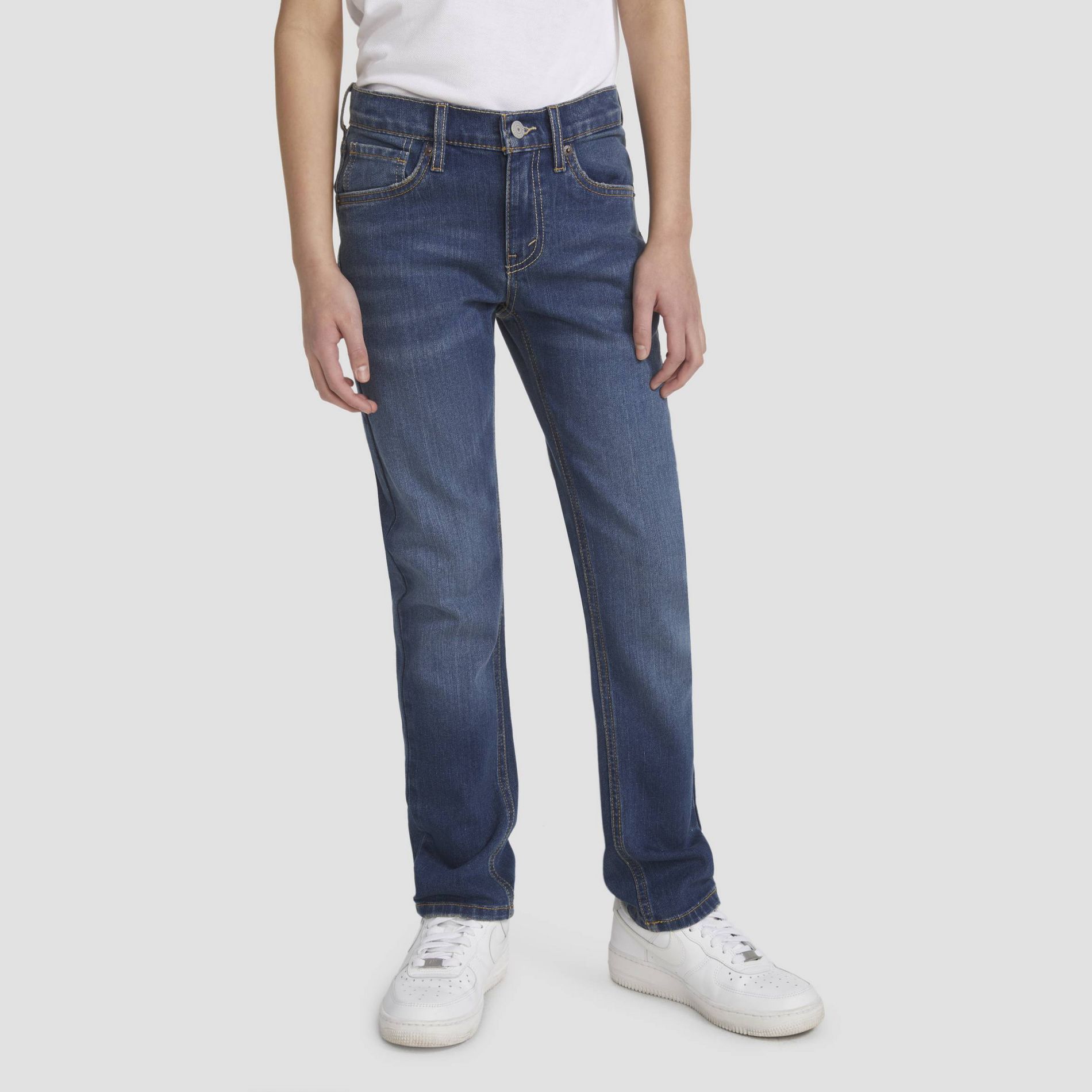 Levi's® Boys' 510 Skinny Fit Everyday Performance Jeans - Dark Wash 12: Mid Rise, Stretch Knit Fabric
